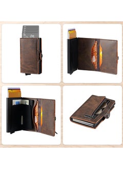 Generic Credit Card Holder RFID Blocking and Magnetic Closure,  Card Wallet with Coin Pocket for Men Gifts  - Image 1