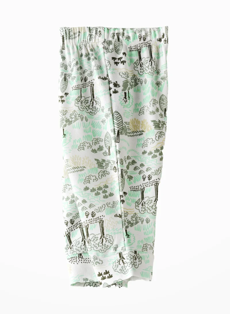 Jelliene Girls' Forest Print DreLeggings