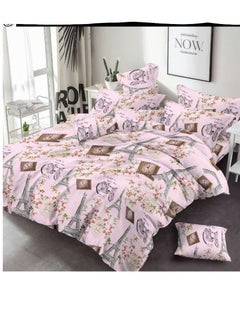 BAIG New Cartoon characters Single Size Comforter Bedding Set, Anime Cartoon Bed kids Fixed Duvet set 4pcs 