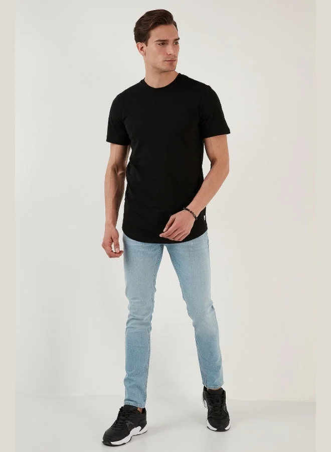 Buratti  Buratti 100% Cotton Regular Fit Crew Neck T-shirt Men's T-SHIRT 5902511 for Men | Best Price UAE
