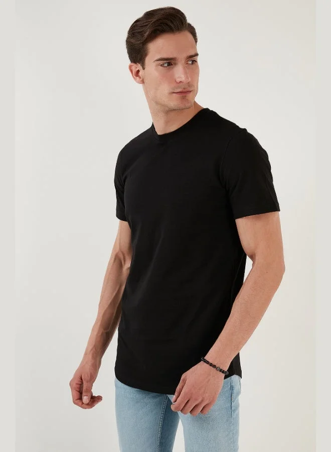 Buratti  Buratti 100% Cotton Regular Fit Crew Neck T-shirt Men's T-SHIRT 5902511 for Men | Best Price UAE