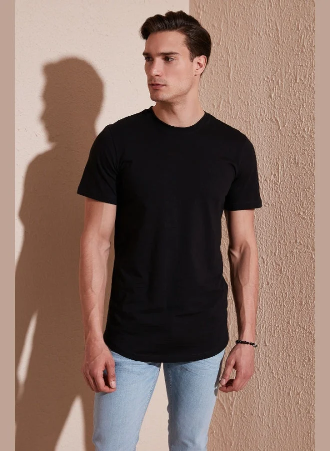 Buratti  Buratti 100% Cotton Regular Fit Crew Neck T-shirt Men's T-SHIRT 5902511 for Men | Best Price UAE