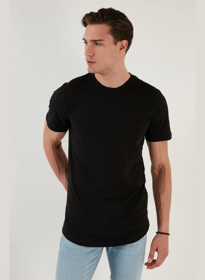 Buratti 100% Cotton Regular Fit Crew Neck T-shirt Men's T-SHIRT 5902511