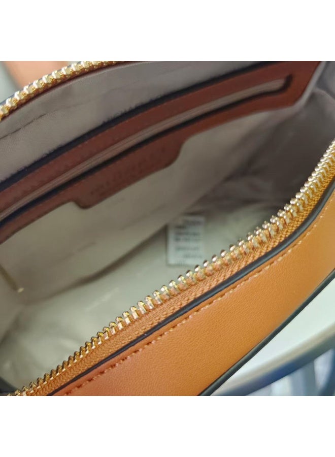 Michael Best-Selling Women's Bag: MICHAEL KORS MK Chain Strap Small Square Bag, Shoulder/Crossbody Fringe Camera Bag - Image 5