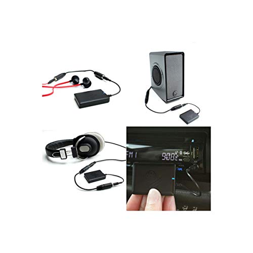 GOgroove BlueGATE Portable Bluetooth Receiver 3.5mm AUX Wireless Audio Adapter with 14 Hour Music Streaming for Wired Stereo Speaker Sound Systems, Phones, Tablets, Aux Bluetooth Adapter for Car - Image 5