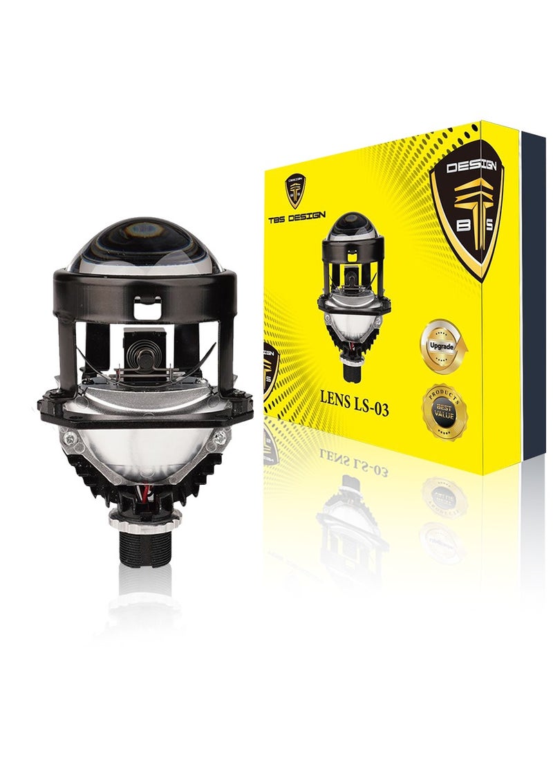 Toby's Toby's LS-03 lens super bright Low Power High beam and low beam(60W,52W) Led bulb with 6000k Color Temperature and 2.5" inch diameter.  - Image 1