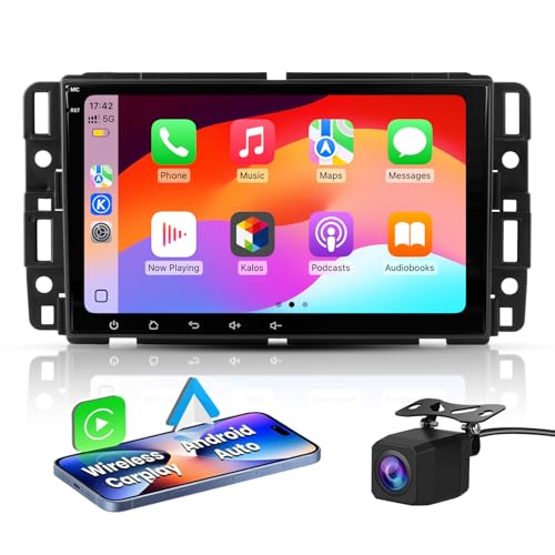 AWESAFE Car Radio Stereo Upgrade for Chevy Silverado Tahoe GMC Sierra Yukon Buick Enclave Android 13 with Wireless CarPlay & Android Auto - Image 1
