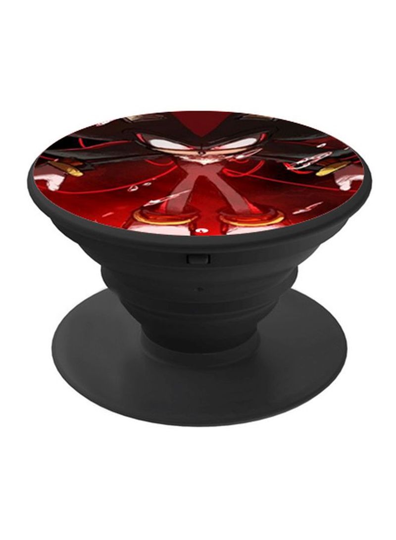 RKN Printed Pop Socket Black/Red - Image 1