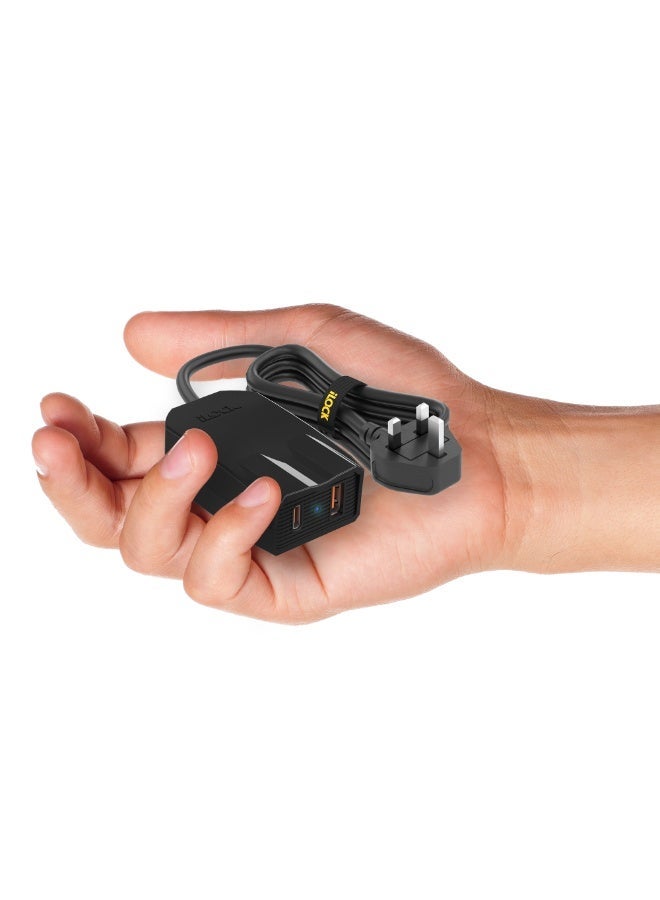 iLOCK Mini Charger (Gulf Edition) | USB-C+USB-A | Fast Charging 1.5M - Image 2