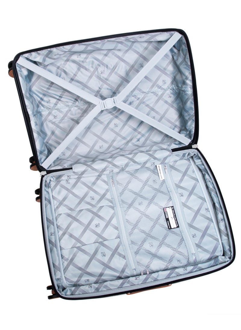 it Luggage Illustrious II, Unisex Polypropylene Material Hard Case Luggage, 8x360 degree Spinner Wheels, Expandable Trolley Bag, TSA lock, SKU15-3108B08, Large Size, Color Black  - Image 4