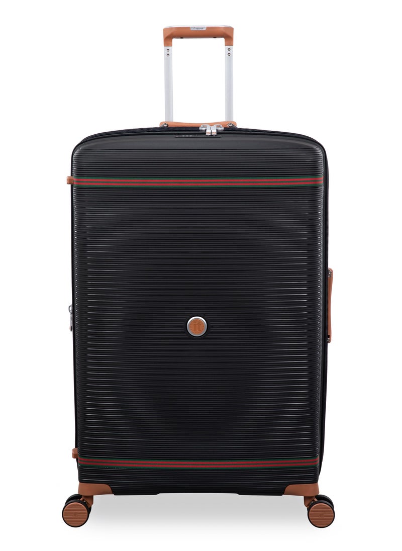 it Luggage Illustrious II, Unisex Polypropylene Material Hard Case Luggage, 8x360 degree Spinner Wheels, Expandable Trolley Bag, TSA lock, SKU15-3108B08, Large Size, Color Black  - Image 2