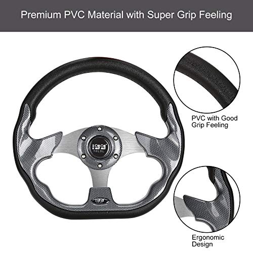 10L0L Golf Cart Steering Wheel for Yamaha, EZGO TXT/RXV/Valor, Club Car DS/Precedent/Onward/Tempo Golf Carts - Image 3