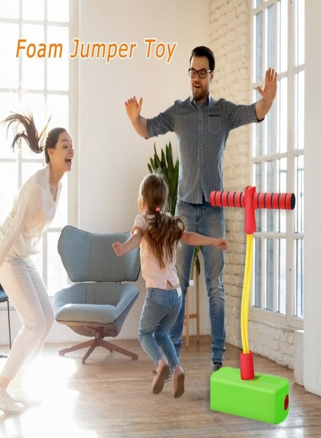 DEVHEART Jumping Promotes Growing Taller- Pogo Stick Foam Pogo Jumper for Kids, Toys for 3-10 Year Old Boys Girls Outdoor Toys Indoor Toys Fun Gifts Christmas Stocking Stuffers Gifts - Image 2