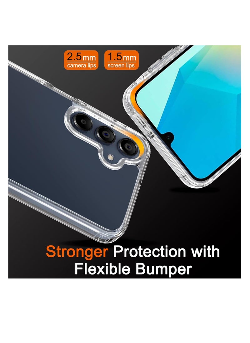 Generic Cover for Samsung Galaxy A16 5G Case, Non-Yellowing Hard PC Back, Slim Thin Soft Edge Shockproof Phone Case Accessories for A16 5G, Clear  - Image 3