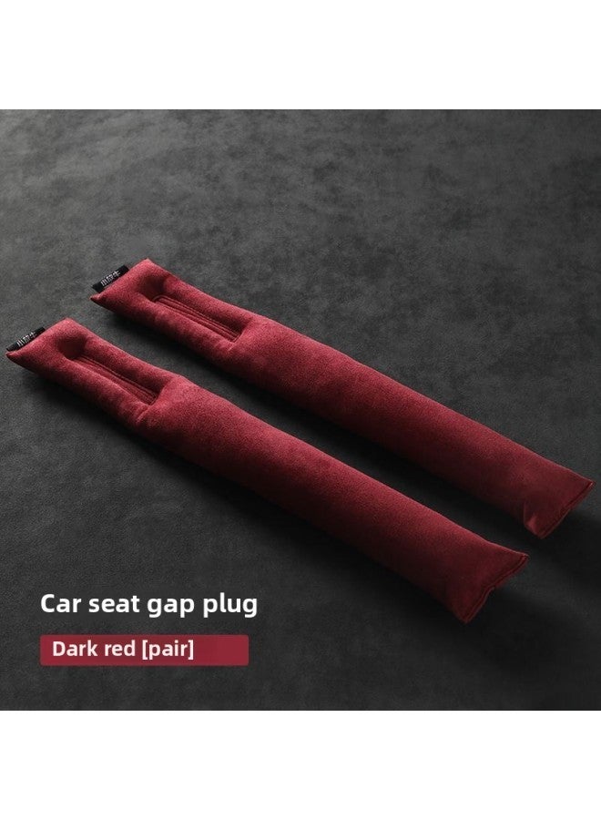 Suitable For Car Seat Gap Plug Leak-proof Strip Car Interior Supplies Seat Edge Seam Strip Leak-proof Clip Plug-Color:Pair Of Brown-Proportion:1:8  - Image 4