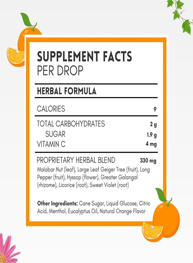 HERBION Naturals Cough Drops, Dietary Supplement, Soothes Cough, for Adults and Children Over 6 Years, No Artificial Flavor, No Added Color (18 Count (Pack of 1, Orange - Image 5