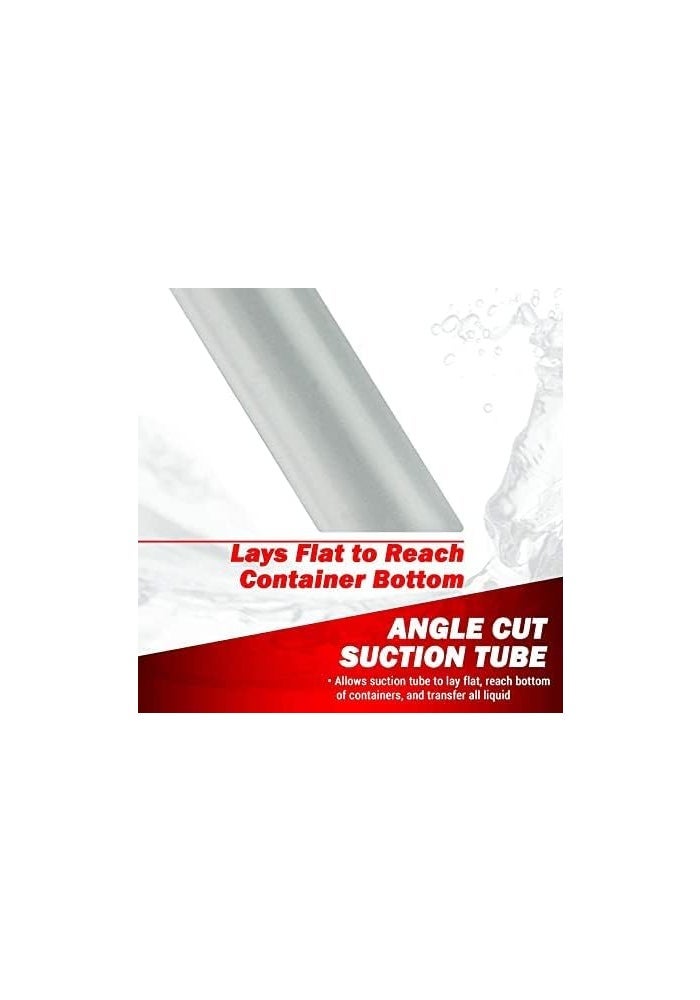 AQ AQSON مضخة سيفون لنقل السوائل/الوقود AQSON - مضخة يدوية فعالة للبنزين والماء والمزيد - Image 5