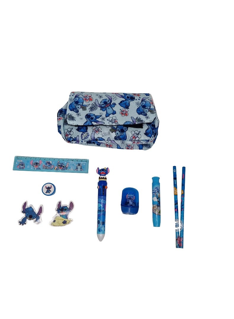 ستيتش طقم أدوات ستيتش المكتبية المثالي – مجموعة من 8 قطع داخل مقلمة ستيتش اللطيفة! - Image 4