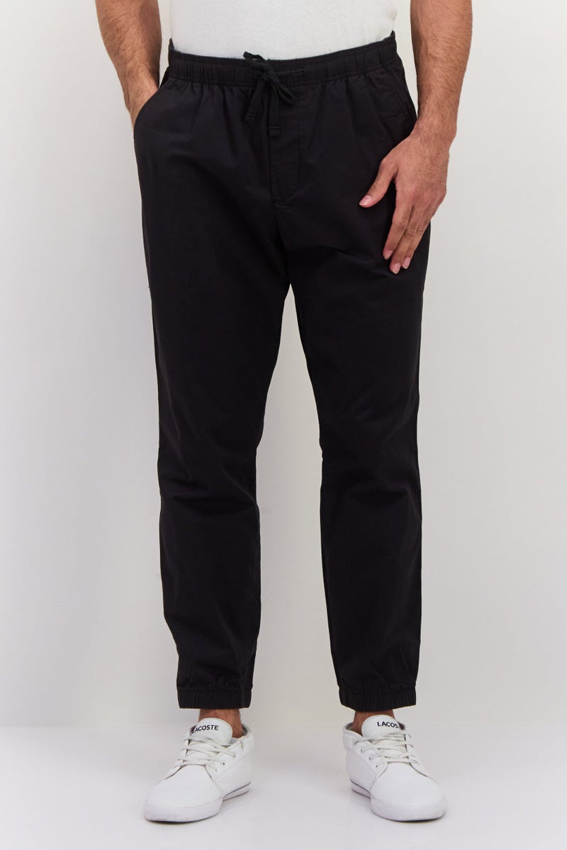 GAP سروال جوجر عادي للرجال، أسود - Image 1