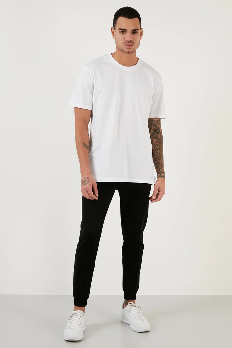 بوراتي Regular Fit Crew Neck 100% Cotton Basic T Shirt Men's T Shirt 5902271
