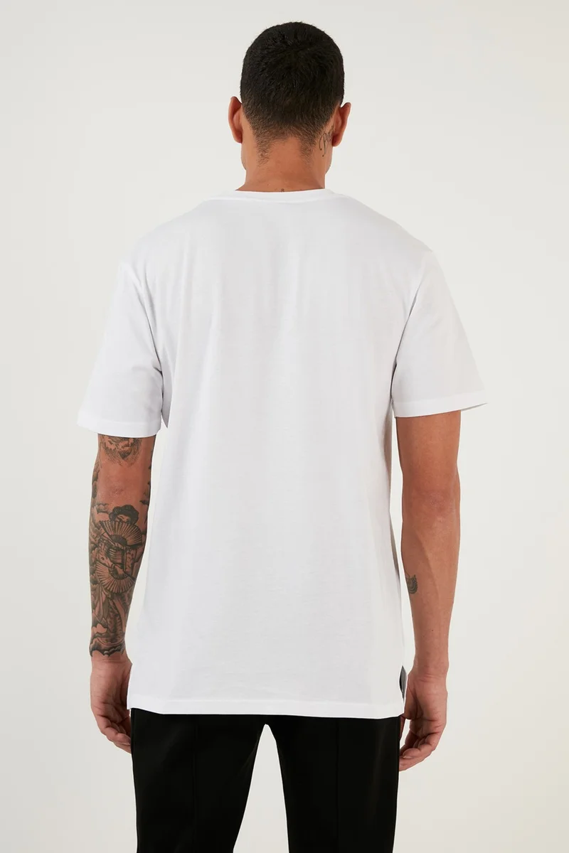 بوراتي Regular Fit Crew Neck 100% Cotton Basic T Shirt Men's T Shirt 5902271