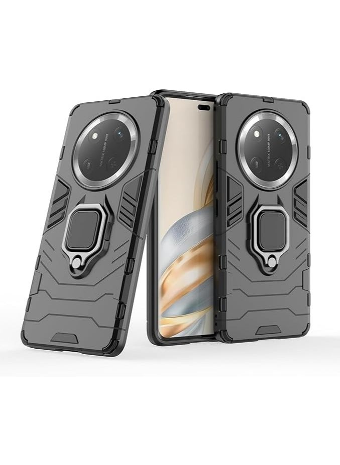 Generic Case Compatible with Honor X9c 6.78 Inch Released 2024, 360° Metal Ring Kickstand and Compatible with Magnetic Car Mount, 2in1 Hybrid Shockproof Case for Honor X9c  - Image 1