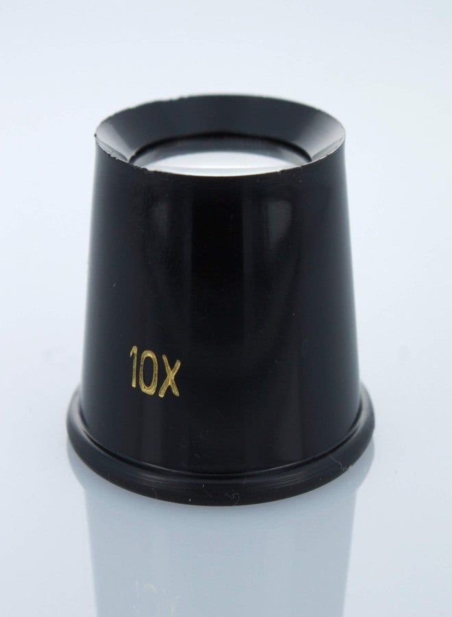 Universal Tool 10X Plastic Jewelers Loupe 25mm Diameter Glass Lens Magnifier - Image 2