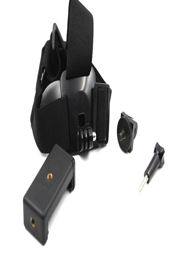 SHOPEE Multi-Function Adjustable Belt Cellphone POV Head Mount Strap for Sony Action Cam/Gopro Hero/Cell Phone/I13 12 11 Pro Max XR XS Max X 8 7 6 Plus/Samsung 3, 2, 1, Hero, Fusion, Action Cameras - Image 4