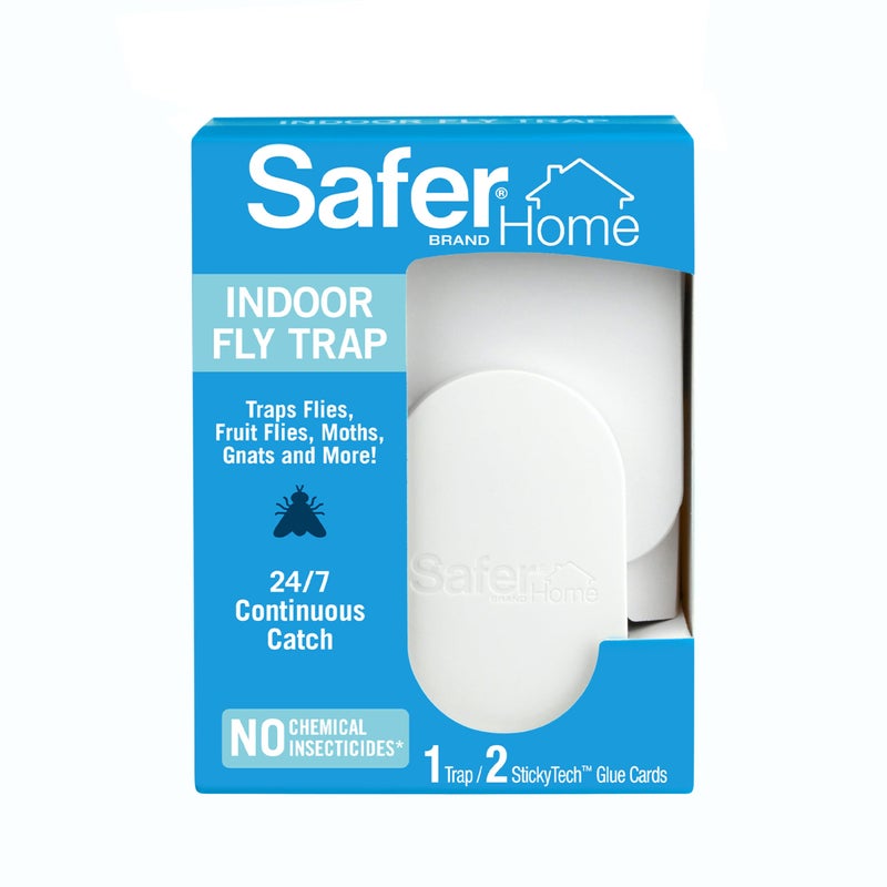 Safer Home SH502 Indoor Plug-In Fly Trap for Flies, Fruit Flies, Moths, Gnats, and Other Flying Insects – 400 Sq Ft of Protection - Image 1