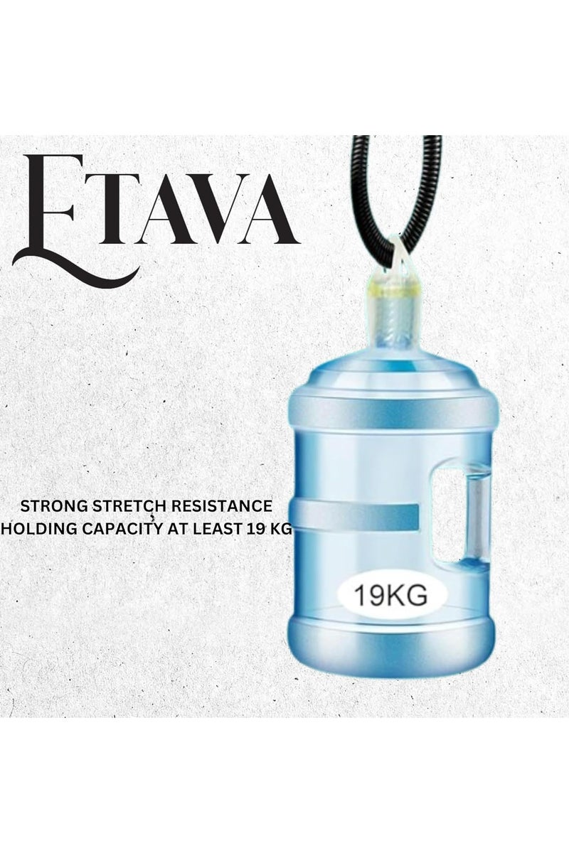 إيتافا خرطوم دش من الفولاذ المقاوم للصدأ باللون الأسود المطفي بطول 150 سم | خرطوم مرن مطلي كهربائيًا مع وصلات نحاسية – للاستخدام في الحمام وغسل الحيوانات والتنظيف - Image 5