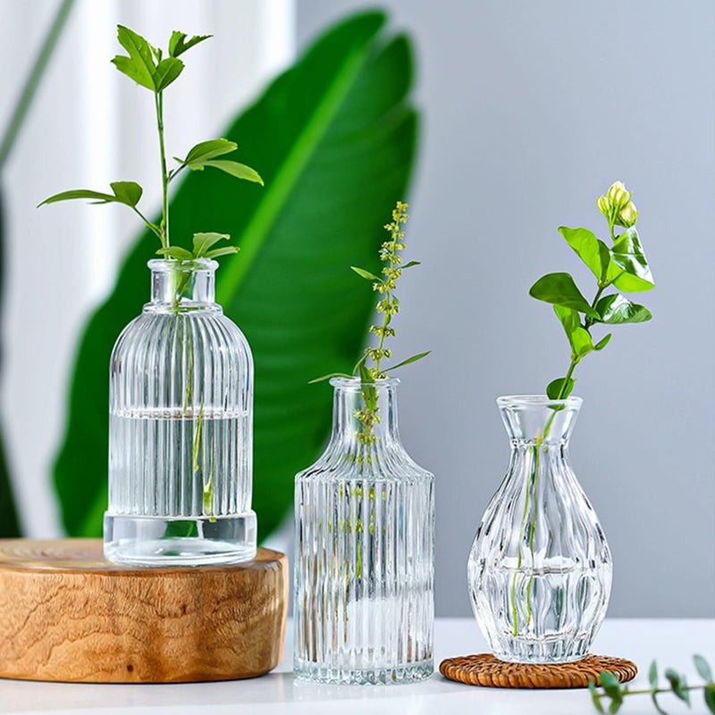 Brajttt Glass Bud Vase Set of 32 pcs,Bud Vases in Bulk,Small Vases for Centerpieces, Mini Flower Vase Bulk for Rustic Wedding Home Table Decorations - Image 5