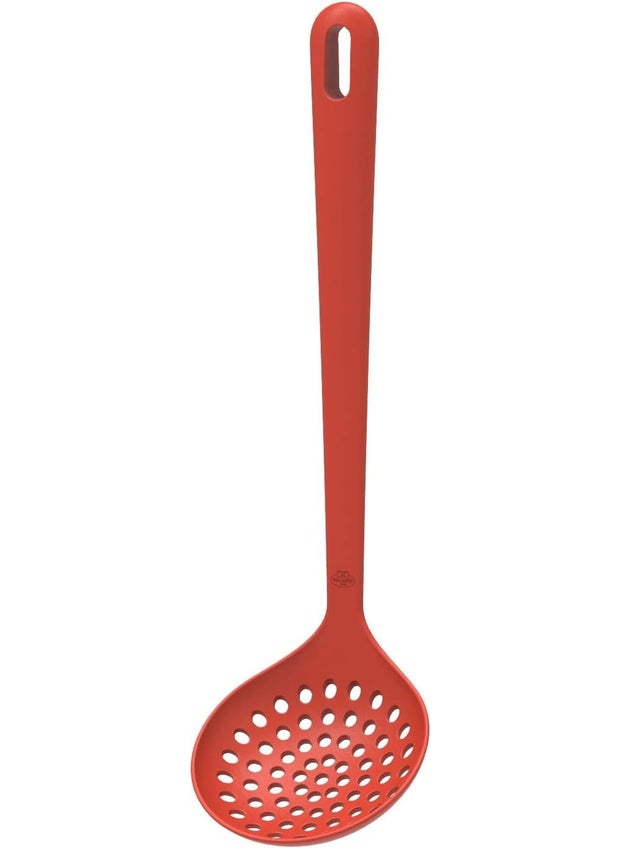 Tupperware Ballarini Silicone Ladle Shaped Colander, Black Red  - Image 2