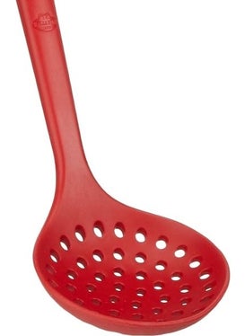 Tupperware Ballarini Silicone Ladle Shaped Colander, Black Red  - Image 3