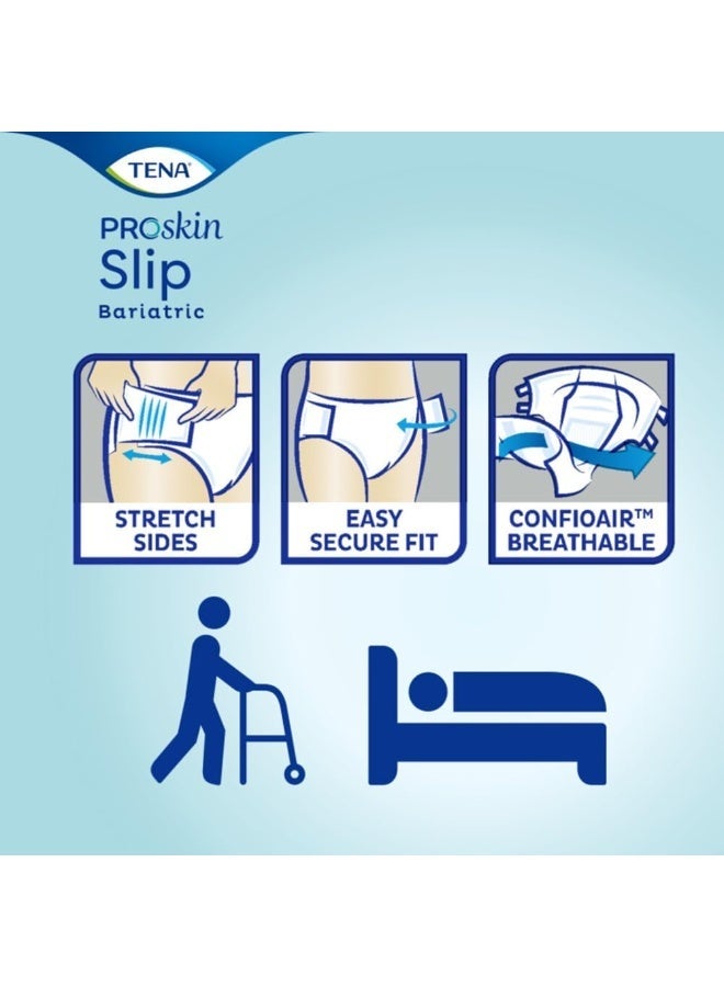 تينا حفاضات تينا سليب بارياتريك (TENA Slip Bariatric) مقاس XXL - حماية سوبر، عبوة 32 قطعة. - Image 5