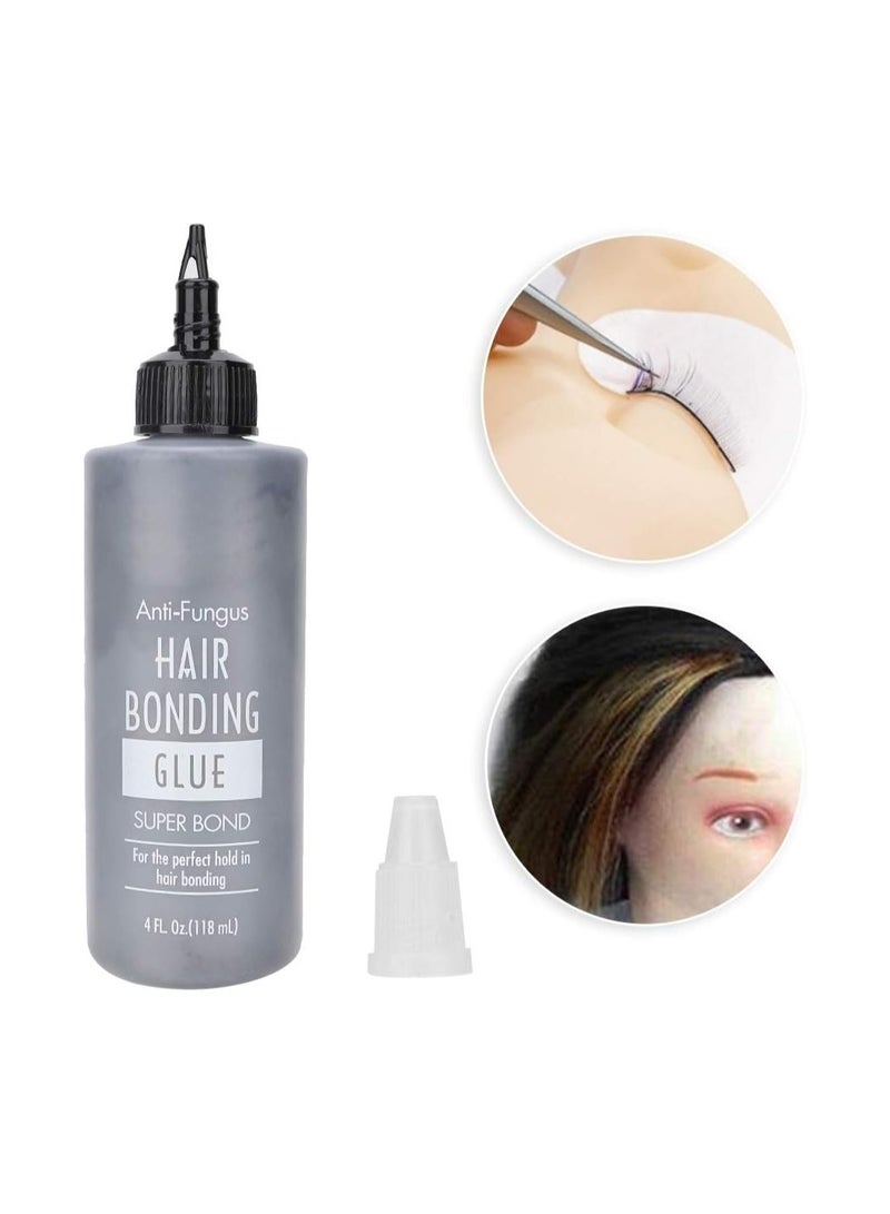 Estelle Anti-Allergic Glue Hair  Wig Gel, Extension Glue for Professional Salon Super Hair Bonding  Glue (118ml) - Image 4