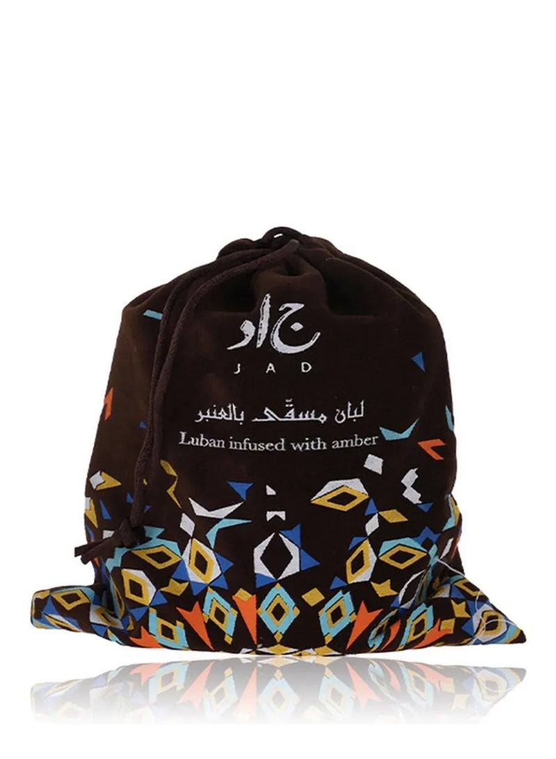 جاد لبان مسقى بالعنبر - 80 جرام صنع في الامارات- روائح عطرية عربية اصلية يدوم لفترة طويلة- هدايا مناسبة للنساء والرجال وللمنزل افضل بخور للبيت اصلية 100% - Image 2