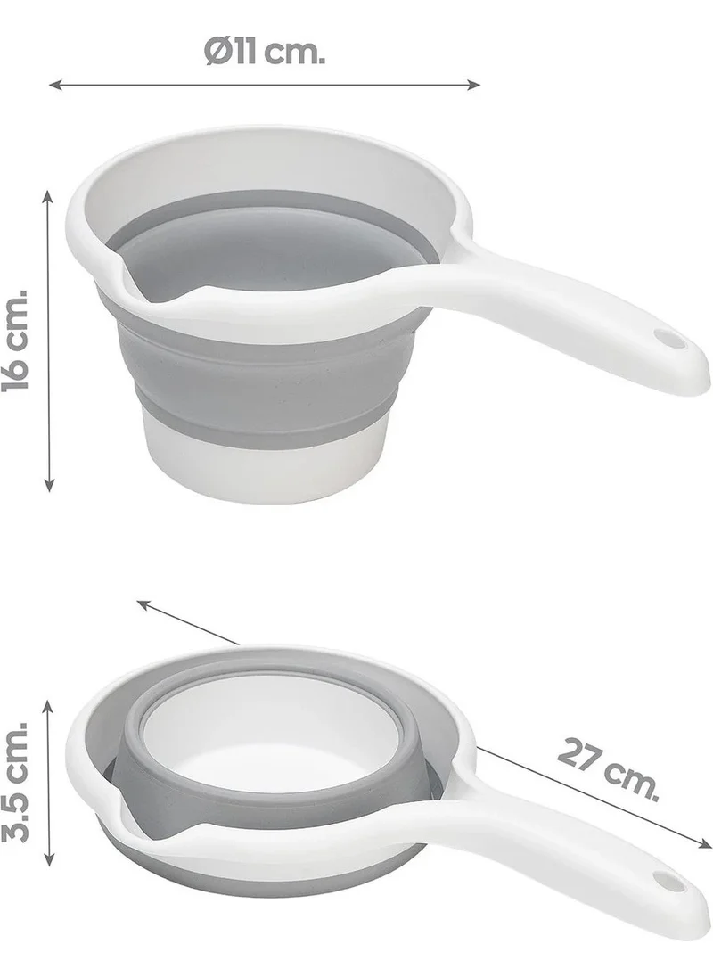 Favori Mutfak Favori Kitchen Folding Mug Gray Color 1.2 Lt