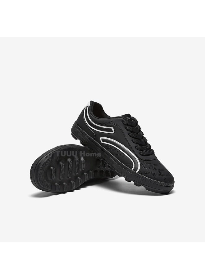 Basto 26 Spring Lightweight German Training Shoes Retro Agan White Sneakers Men Sports Shoes 26551am6 Black/white Size 42 - Image 3