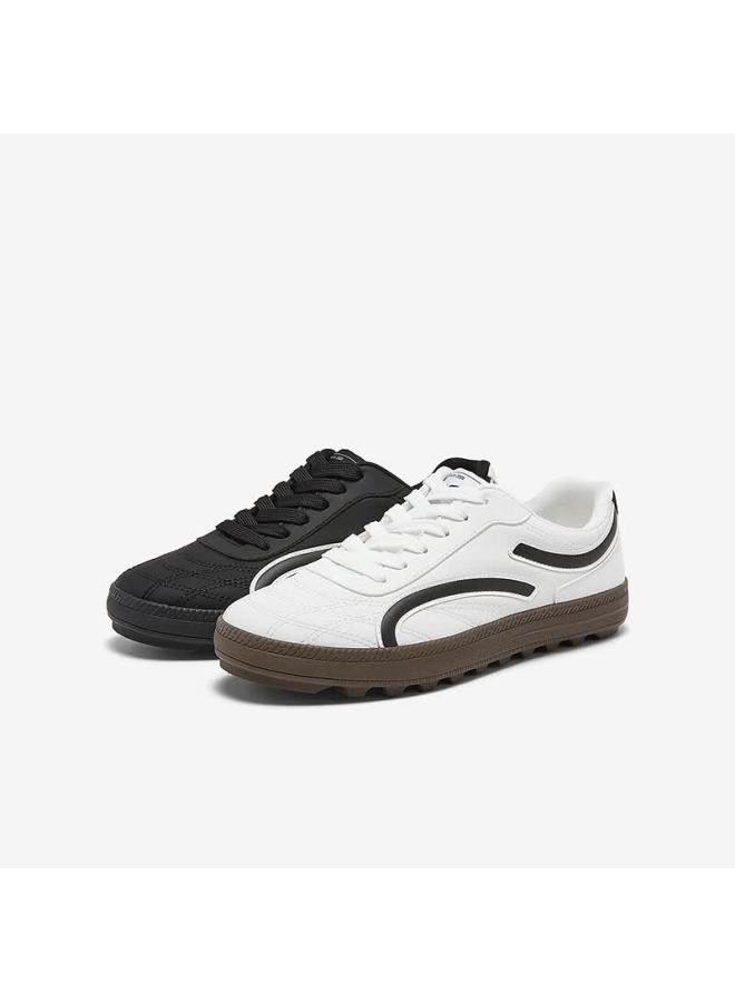 Basto 26 Spring Lightweight German Training Shoes Retro Agan White Sneakers Men Sports Shoes 26551am6 Black/white Size 42 - Image 4