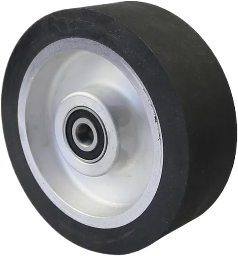 Dia. 50mm - 200mm Smooth Rubber Contact Wheel Belt Grinder Parts(150x50mm,6202 installed15.875) - Image 1