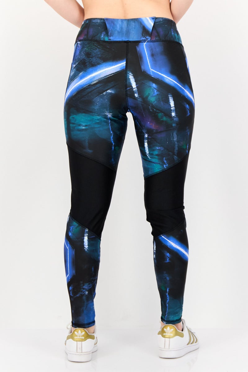 Reebok Women Sportswear Fit Training Leggings, Multicolor  - Image 3