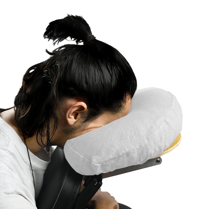 Body Linen Comfort Flannel Face Rest Covers for Massage Tables - 10 Pack of Soft, Durable 100% Cotton Flannel Cradle Covers - Image 2