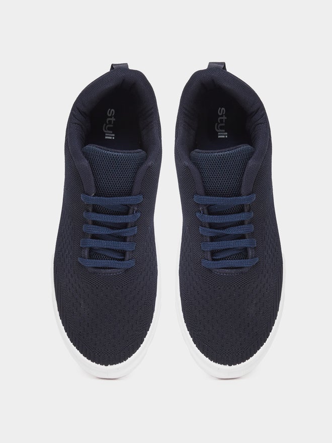 Styli Lightweight Mesh Lace Up Casual Shoes - Image 5