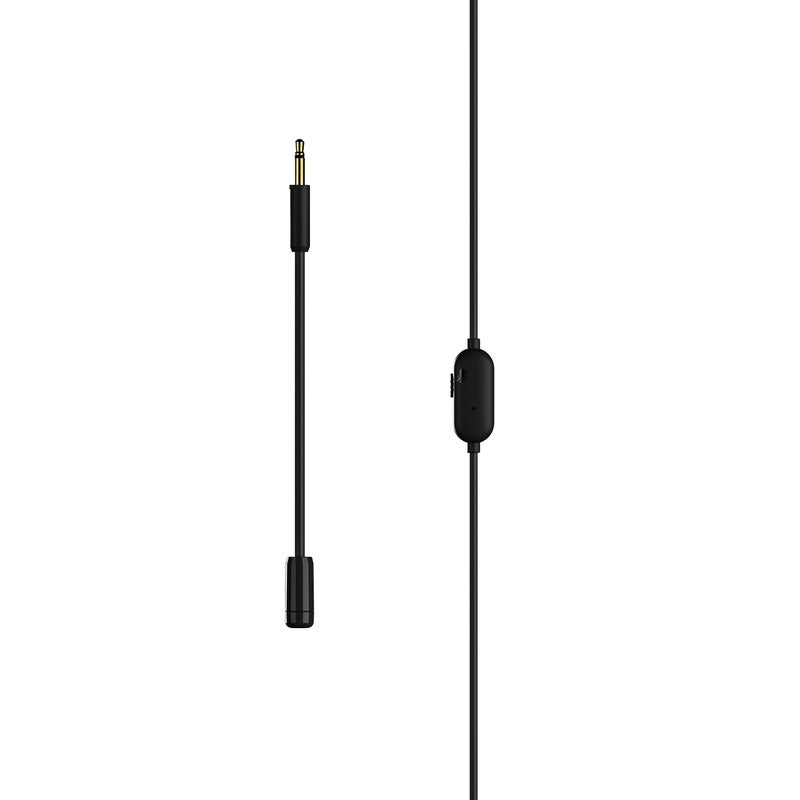SteelSeries Tusq in-Ear Mobile Gaming Headset â€“ Dual Microphone with Detachable Boom Mic â€“ Ergonomic Suspension Design Earphones â€“ for Mobile,Black - Image 4