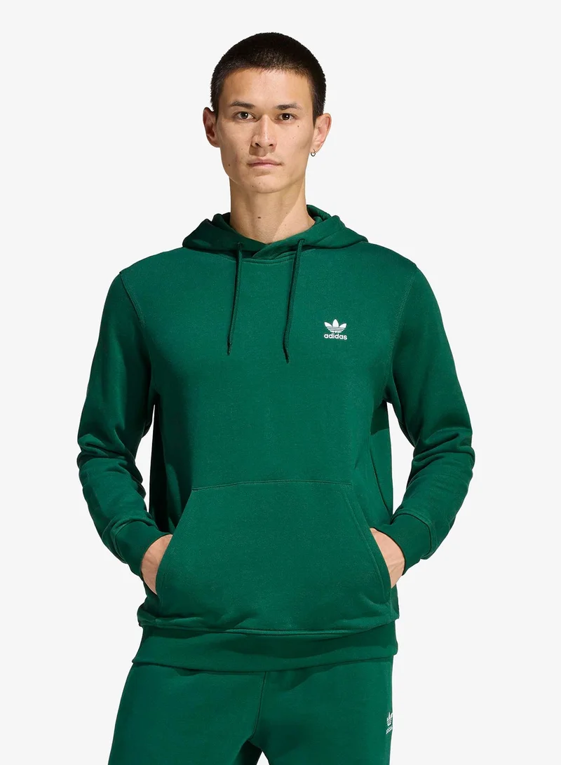 Adidas Originals CGREEN Trefoil Essential French Terry Hoodie for Men | Best Price UAE