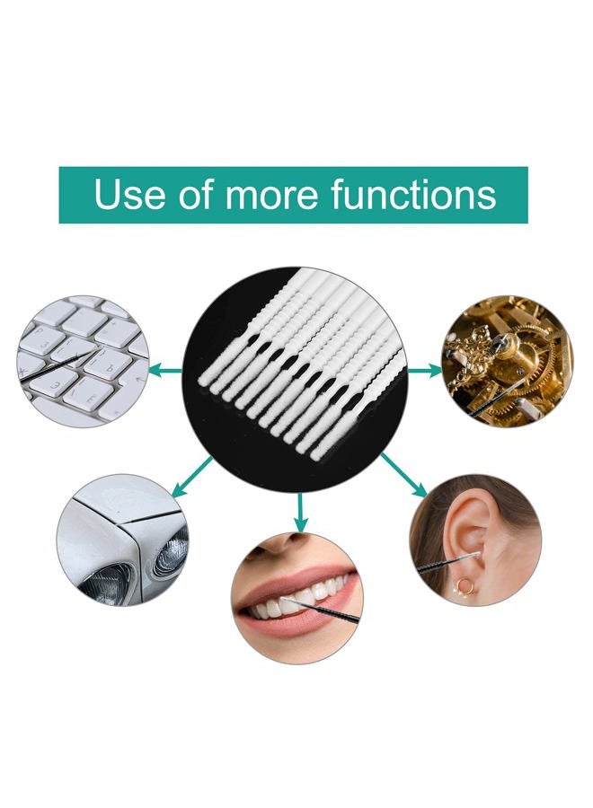 Dming 200pcs White Eyelash Cotton swabs Remove Grafted Eyelash Glue Dedicated Bottled Mini Micro applicators Makeup Brush - Image 5