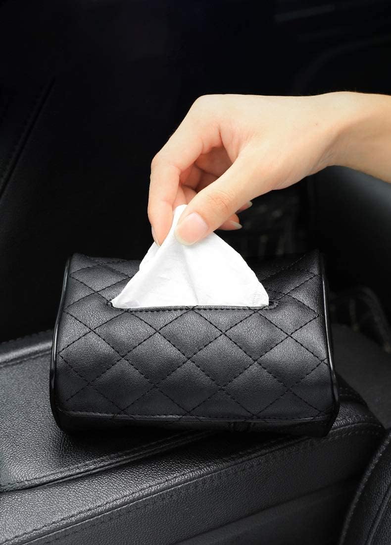 Sanbo Generic leather tissue holder (black) - Image 2