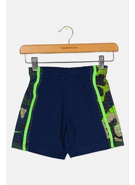 Toddlers Boy Brand Logo Shorts, Navy