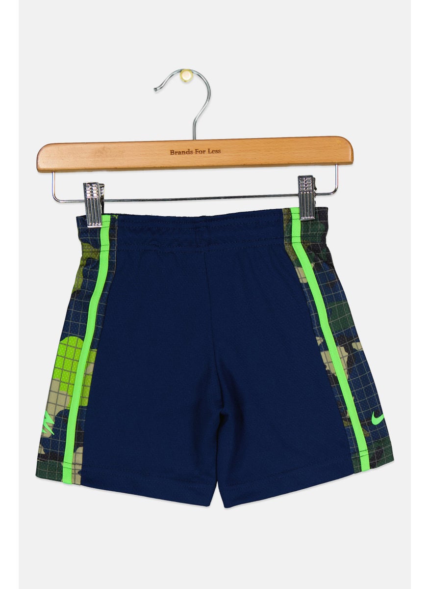 Nike 3Brand by Russell Wilson - Toddlers Boy Brand Logo Shorts, Navy - Image 1