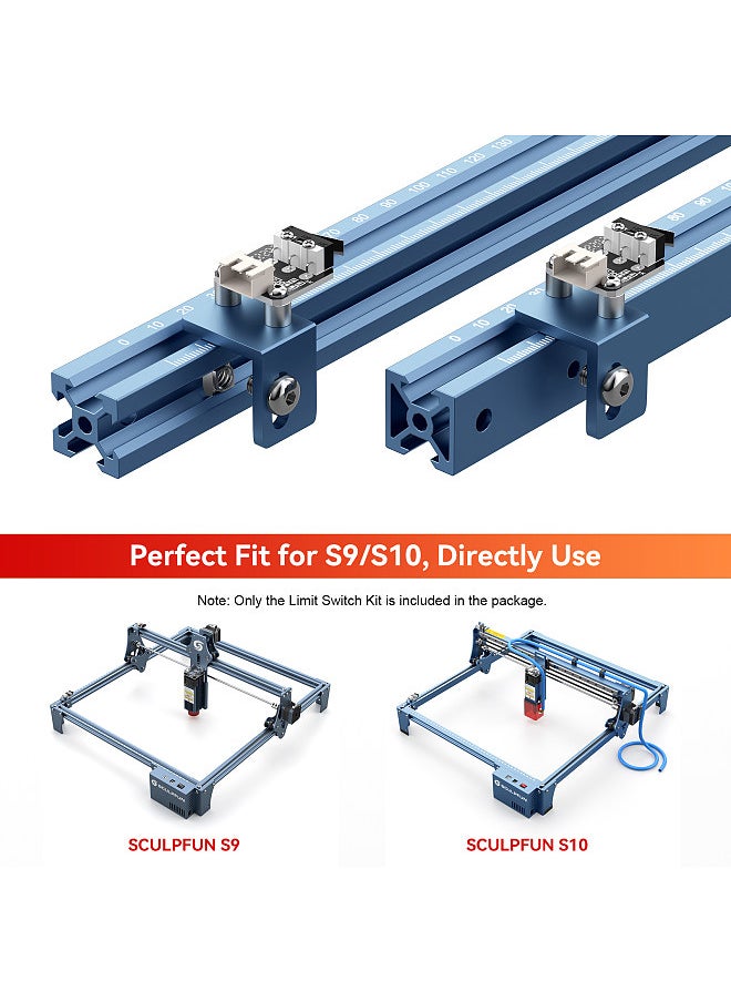 SCULPFUN S9/S10 Standard Limit Switch Open Homing Positioning Function Perfect Match S9/S10 Engraving and Cutting Machine Suitable For 45°V-Slot Aluminum Beams Easy  - Image 3